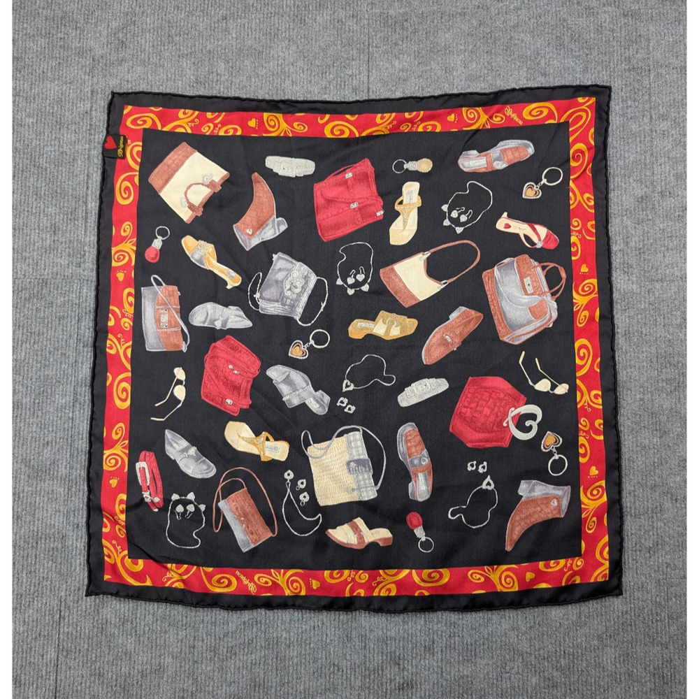 Brighton Silk Scarf Square Novelty Designer Fashion Shoes Bags Accessories Glam